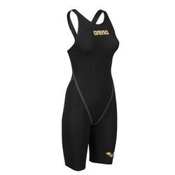 Arena Powerskin Carbon Core FX Openback Kneesuit - Black/ Gold