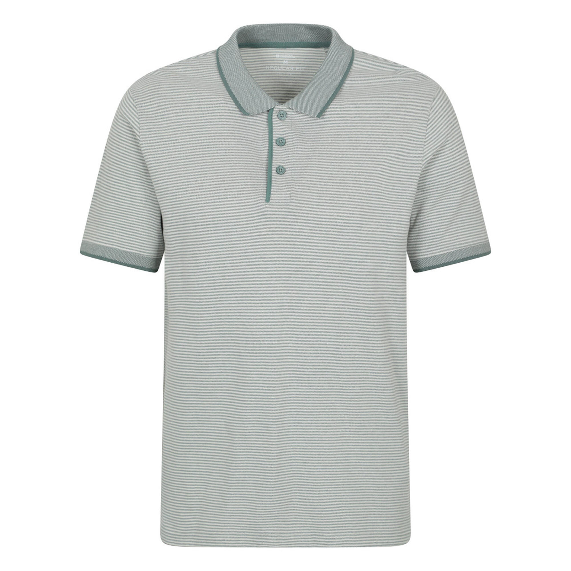 Mountain Warehouse Mens Dawnay Textured Pique Polo Shirt
