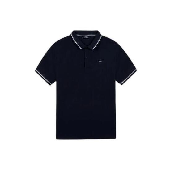 Polo - homme - coupe ajustée, col polo - Yvanepol - bleu marine