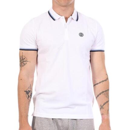Polo manches courtes homme YVANEPOL blanc - coupe ajustée