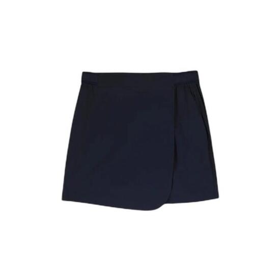 Short - Sport - Femme - Ceinture semi-élastique, poches - DARCISHO - Bleu marine