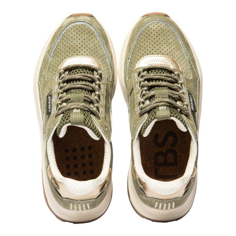 Chaussures - Running - Femme - Confort, talon 35 mm - JAZONNE - Vert 3/4