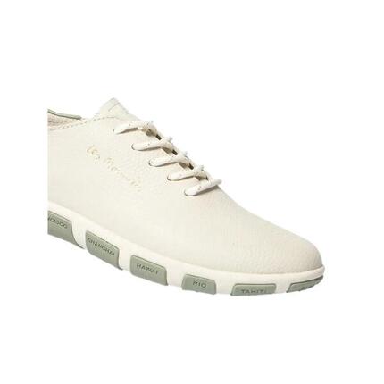 Chaussures - Lifestyle - Femme - Cuir, lacets - JAZARU - Blanc/Argile