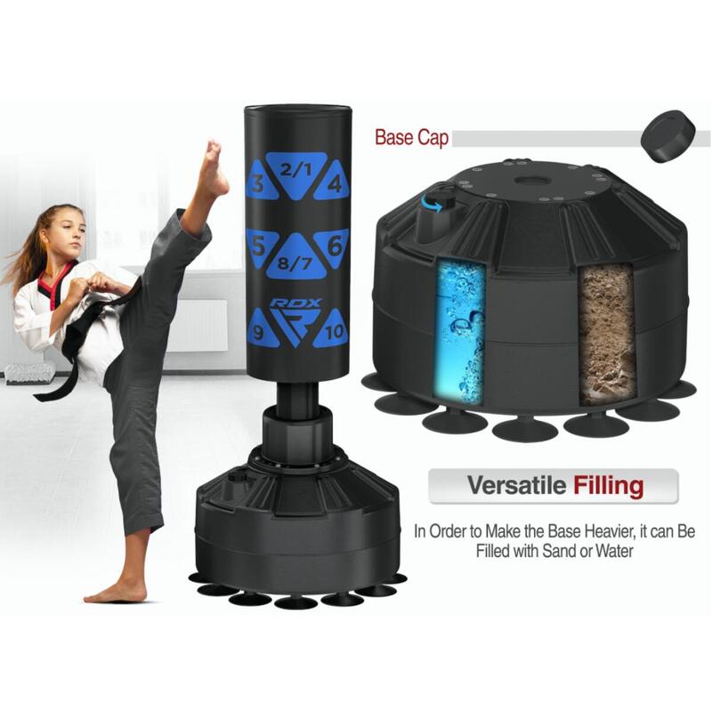 Set sac box autoportant RDX F6 6FT Kara cu mănuși incluse, roz