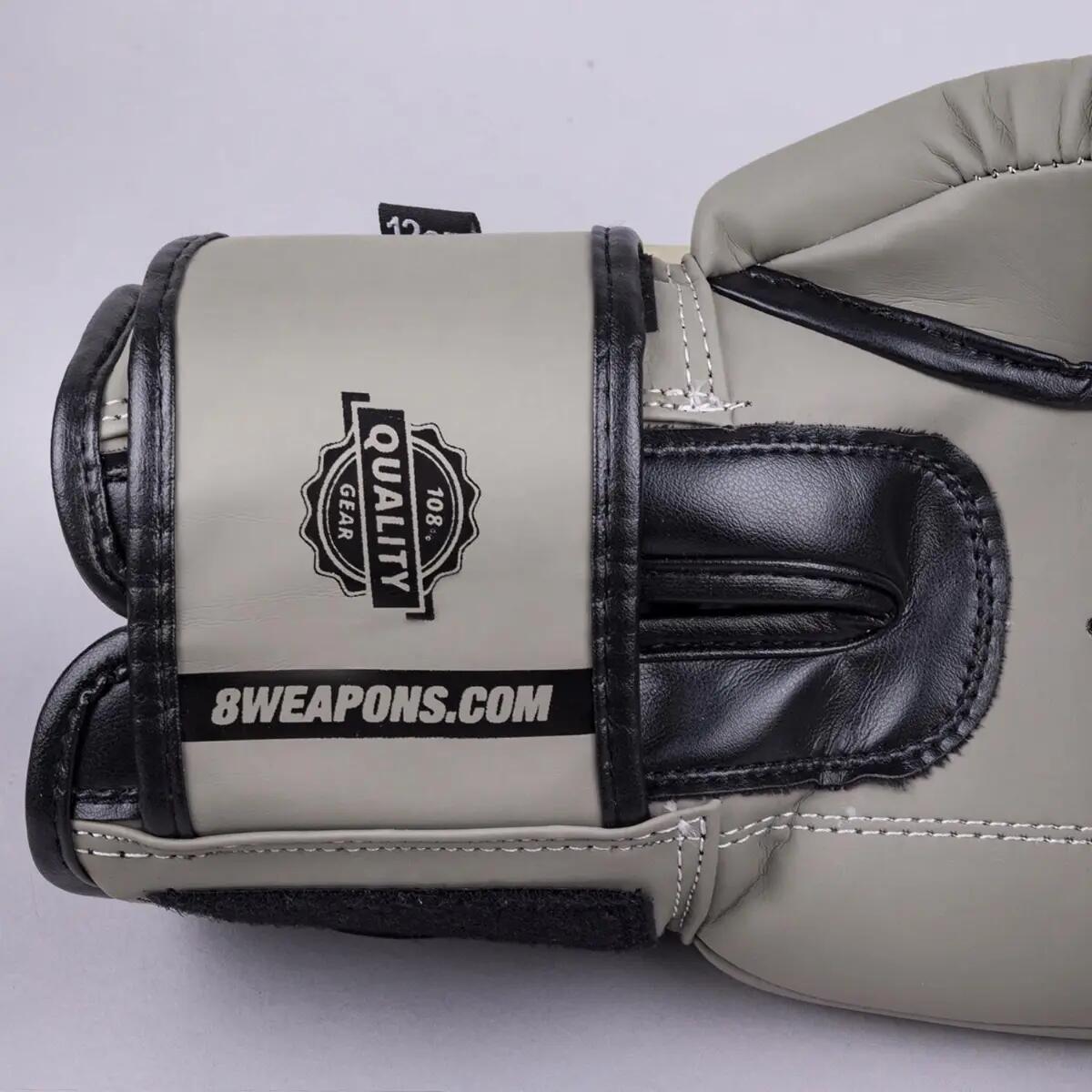 Gants de boxe 8 WEAPONS Unlimited 2.0 – Sable/Noir – 10 oz 12/12