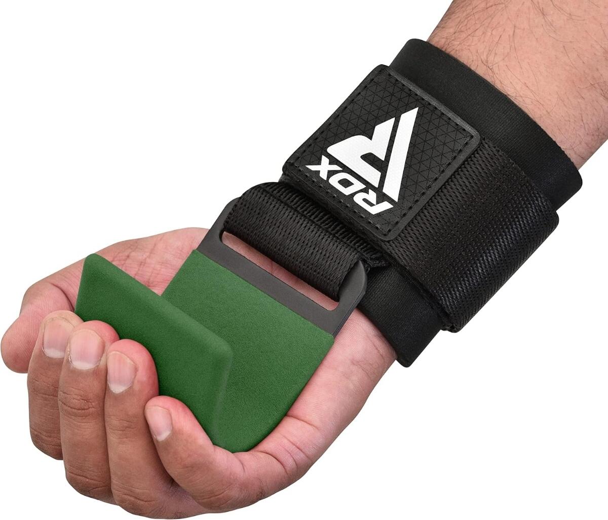 Handgelenk Haken Krafttraining RDX – Grün 12/12