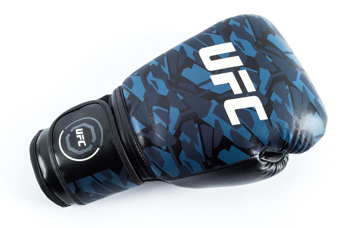 UFC Octagon Camo Boxhandschuhe – Blau Camo – 10OZ 13/15