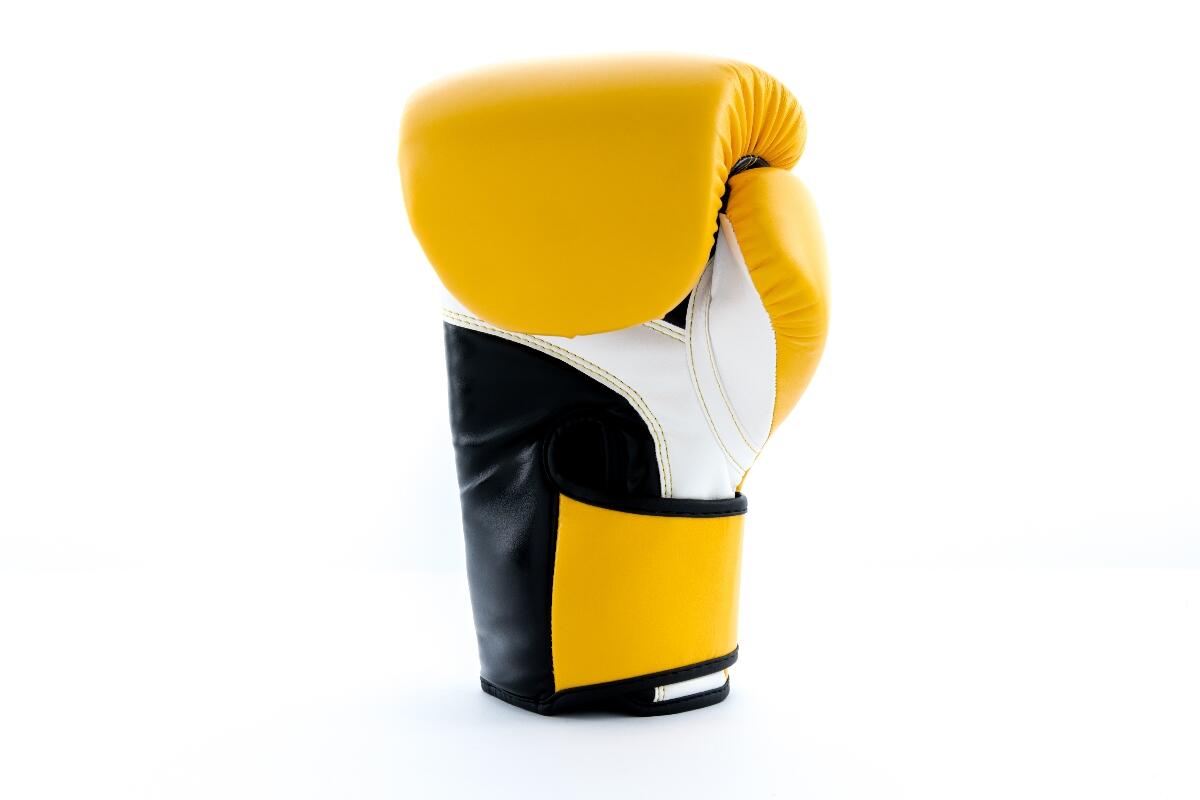 UFC PRO Trainings-Boxhandschuhe – Gelb/Schwarz – 12OZ 15/15