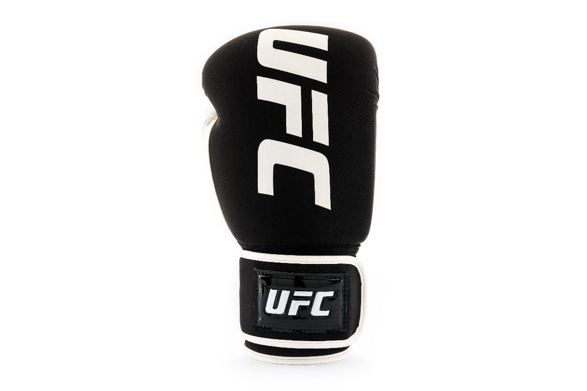 UFC PRO Washable Boxing Gloves – Black/White – L 11/15