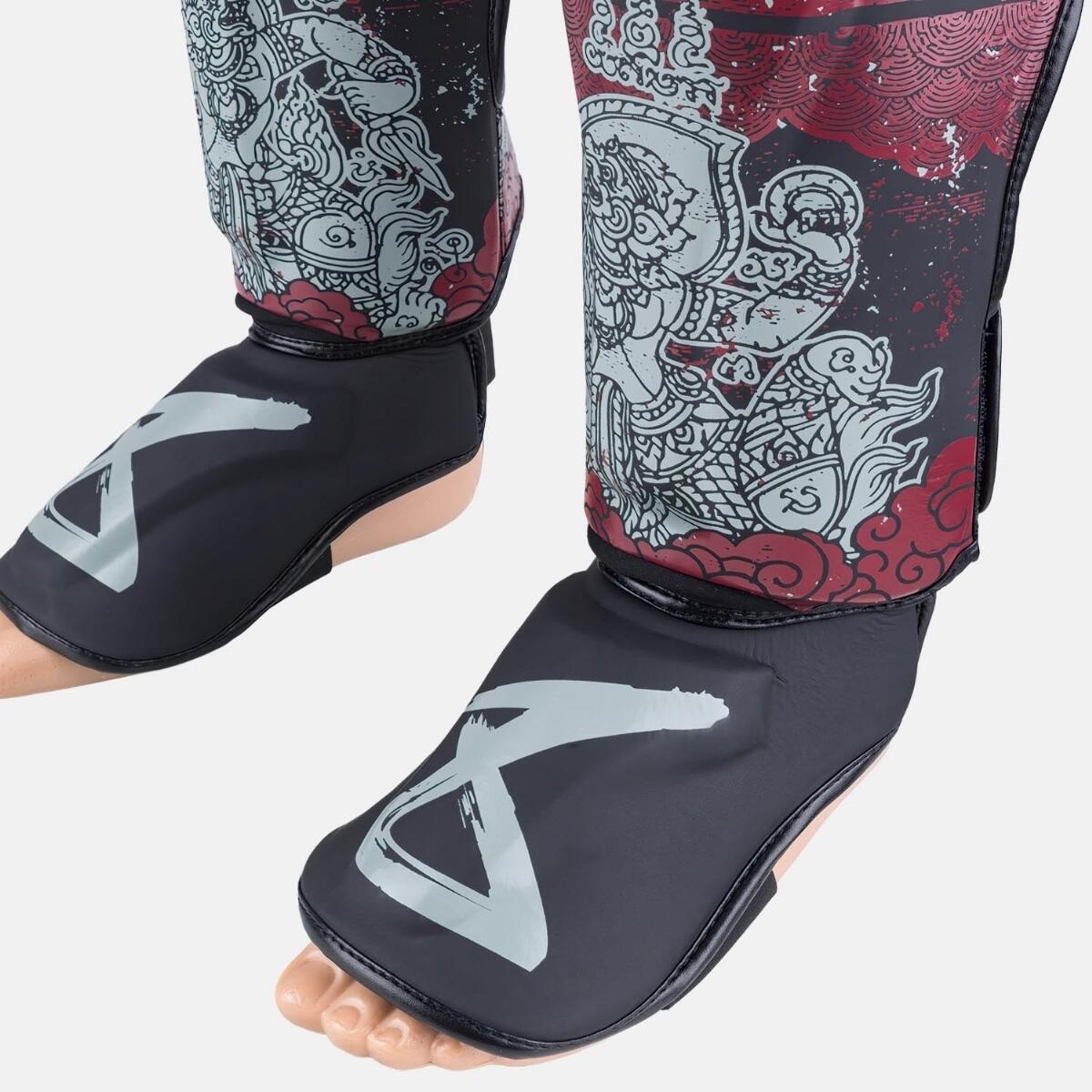Paratibie 8 WEAPONS Hanuman Yant – Nero/Rosso – XL 11/12