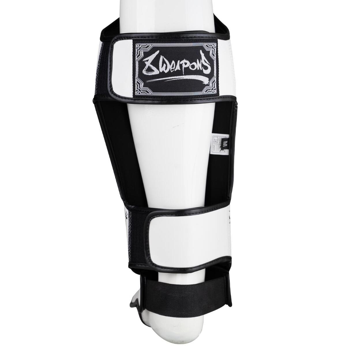 8 WEAPONS Shin Guards - Sak Yant Tigers white S 11/15