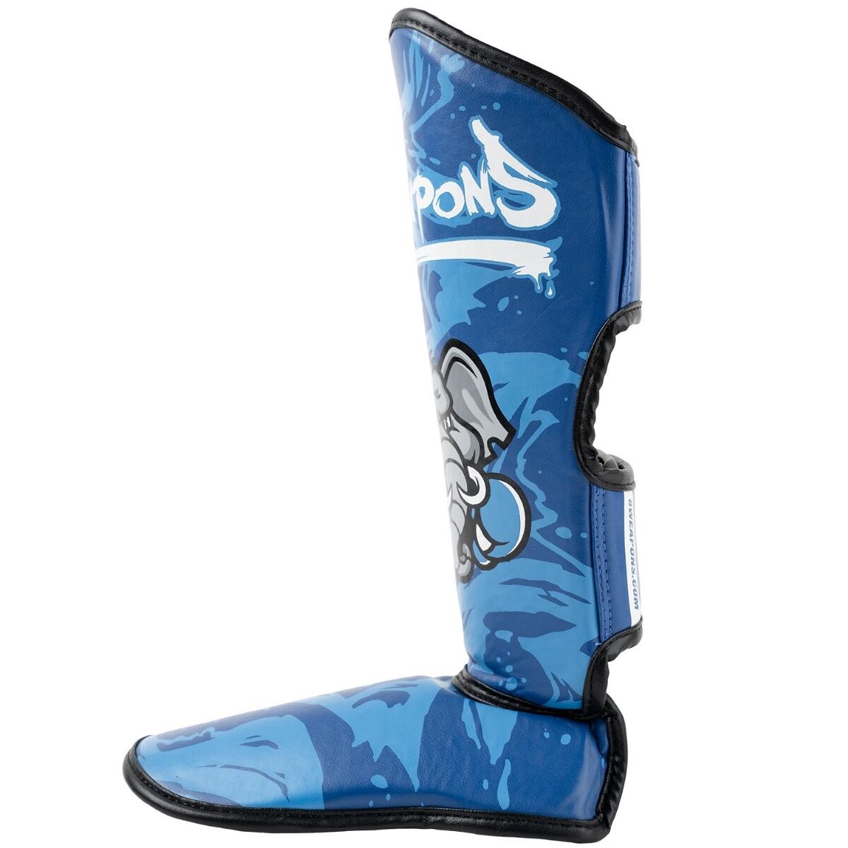 Schienbeinschoner Kinder 8 WEAPONS – Blau – L/XL – Jipe 12/12