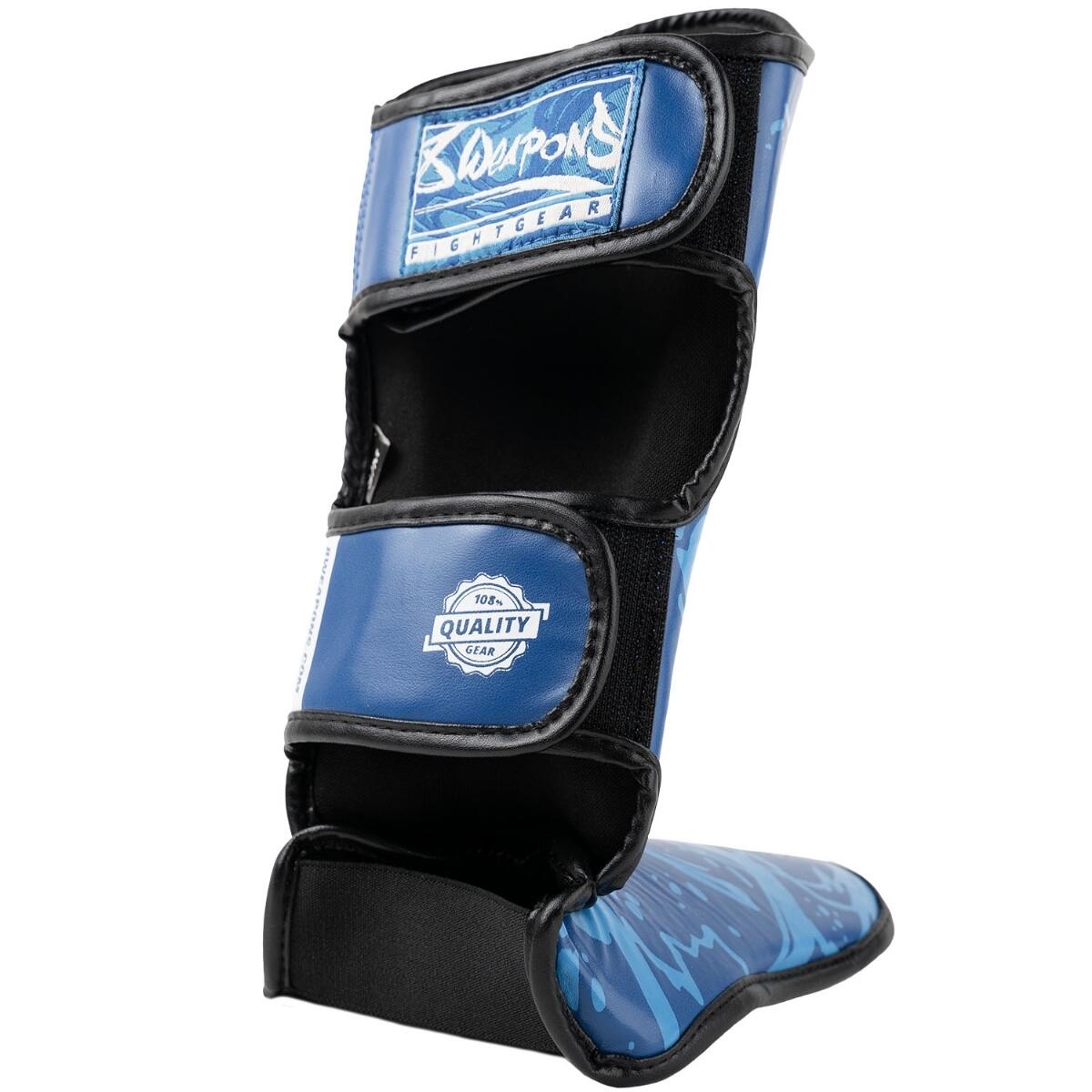 Schienbeinschoner Kinder 8 WEAPONS – Blau – L/XL – Jipe 11/12