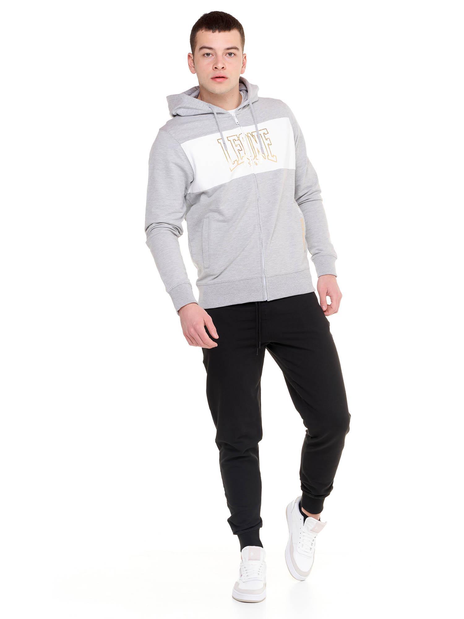 Bluza z bawełna z kaptur na siłownia na czas wolny