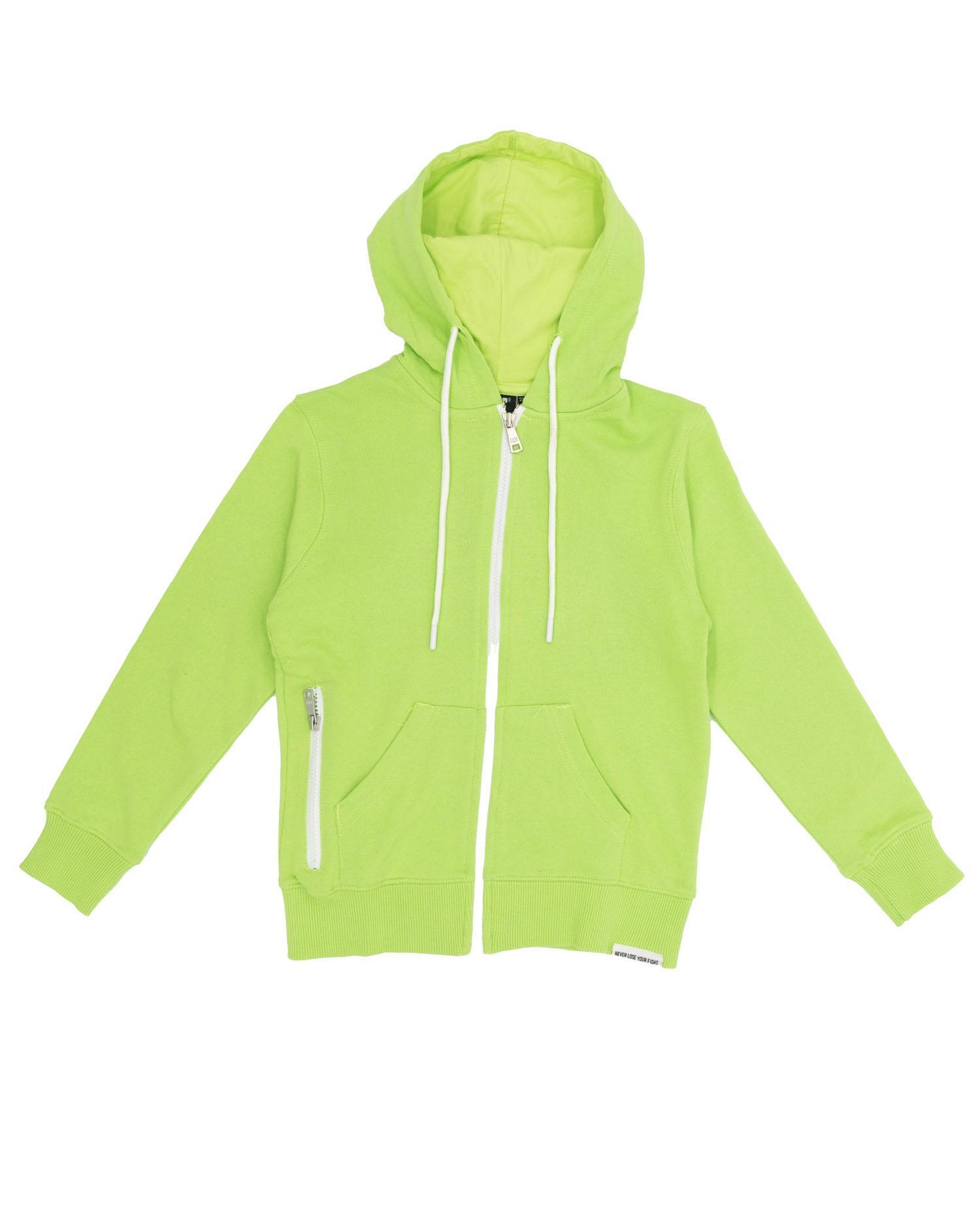 Hanorace cu fermoar pentru copii Fight Fluo