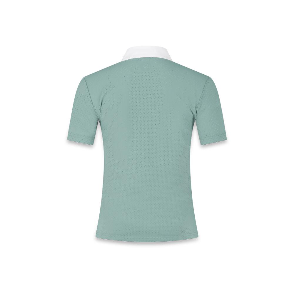 Show shirt women Heritage Air short sleeve dusty blue size 42 - Größe 3/3