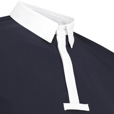 Show shirt heren classic korte mouwen marine size 50 - maat