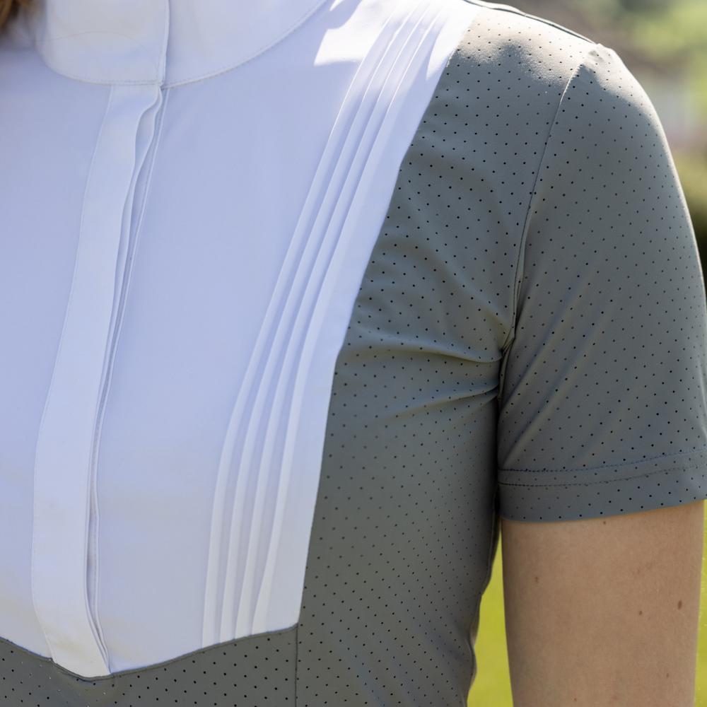 Show shirt women Heritage Air short sleeve gris size 40 - Größe 3/5