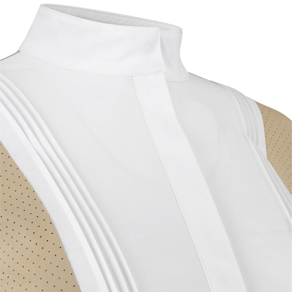 Show shirt women Heritage Air short sleeve beige size 42 - Größe 3/3