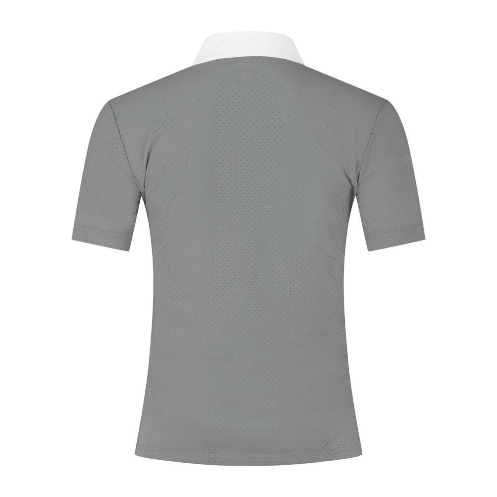 Show shirt women Heritage Air short sleeve gris size 40 - Größe 5/5