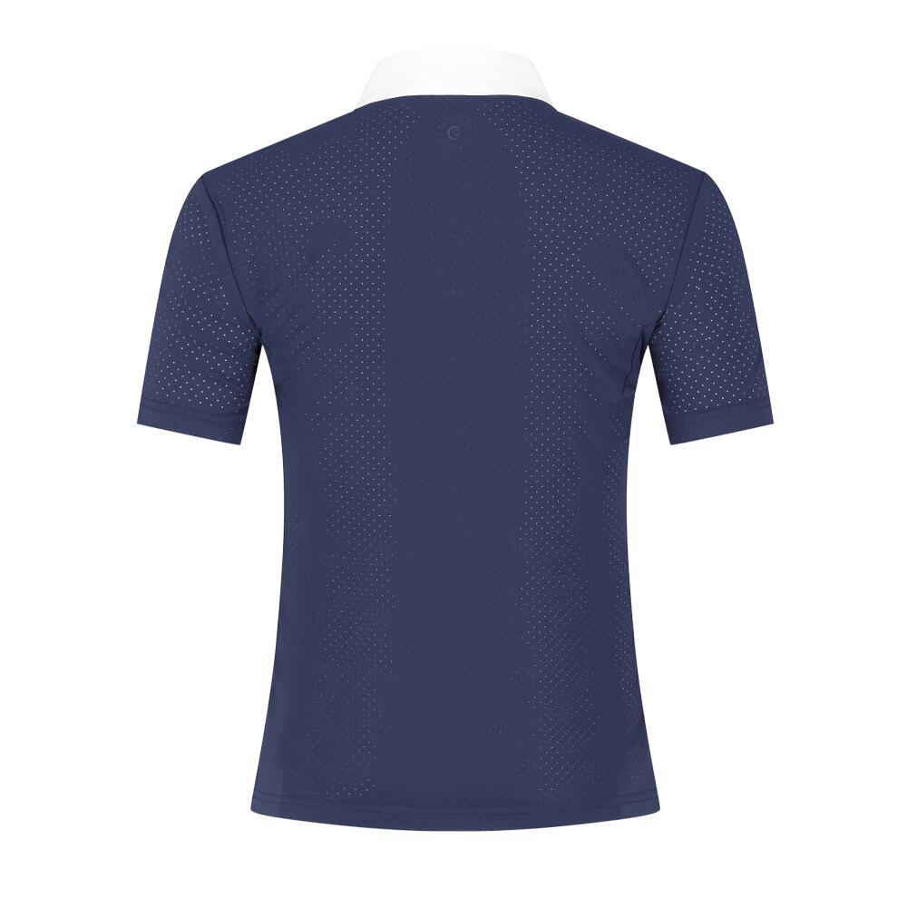 Show shirt women Heritage Air short sleeve navy size 38 - Größe 3/3