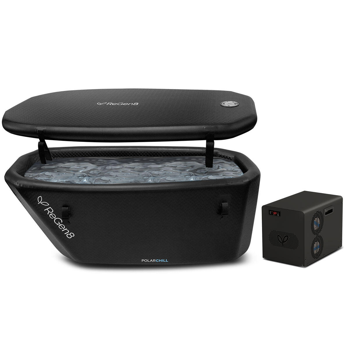 ReGen8 370L PolarChill Cold Plunge Ice Bath with T2S Chiller Unit
