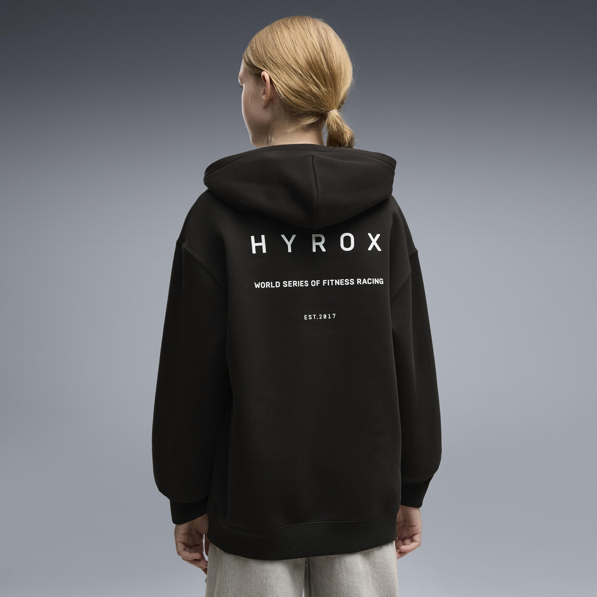 Młodzieżowa bluza z kapturem PUMA × HYROX PUMA 5/6