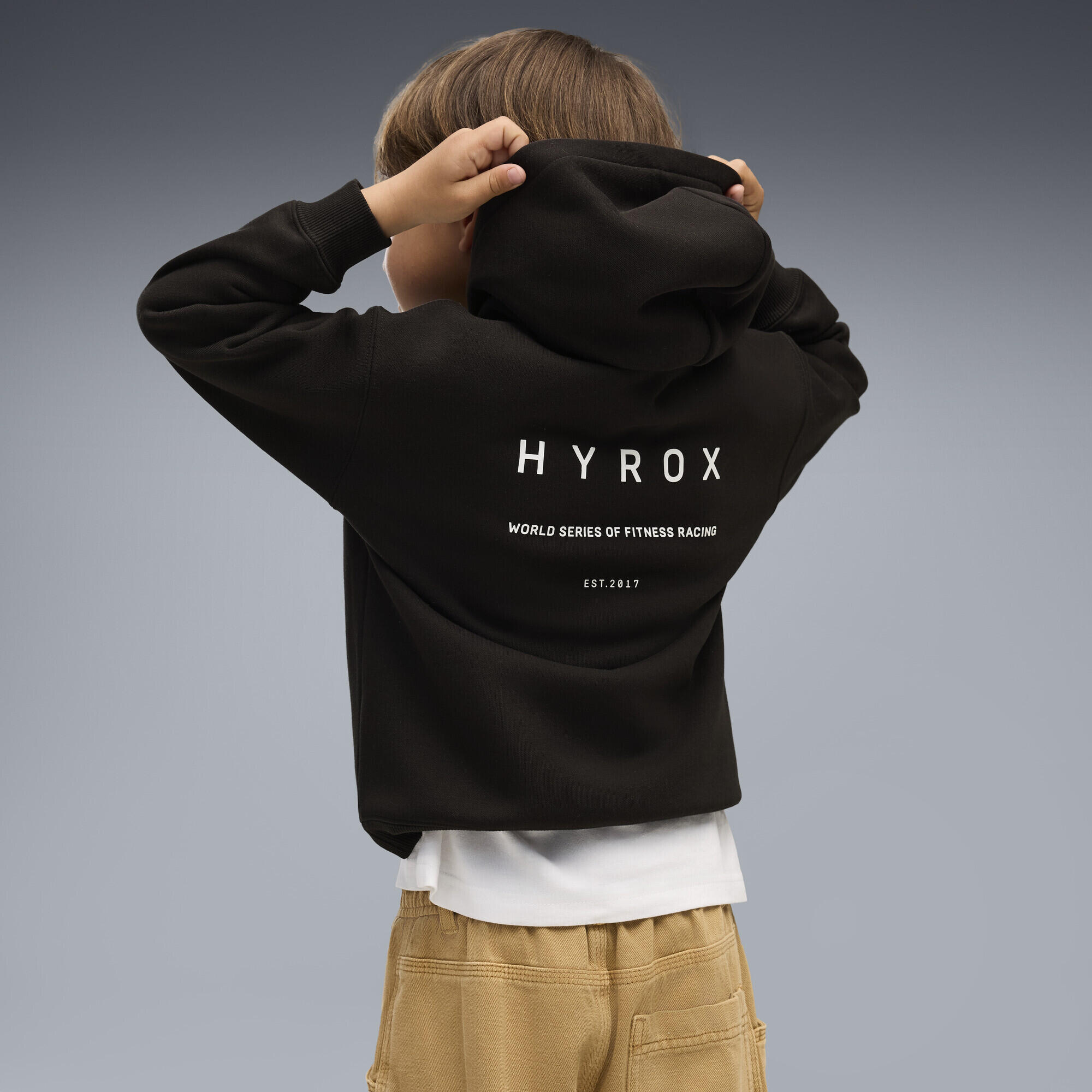 Dziecięca bluza z kapturem PUMA × HYROX PUMA 3/5