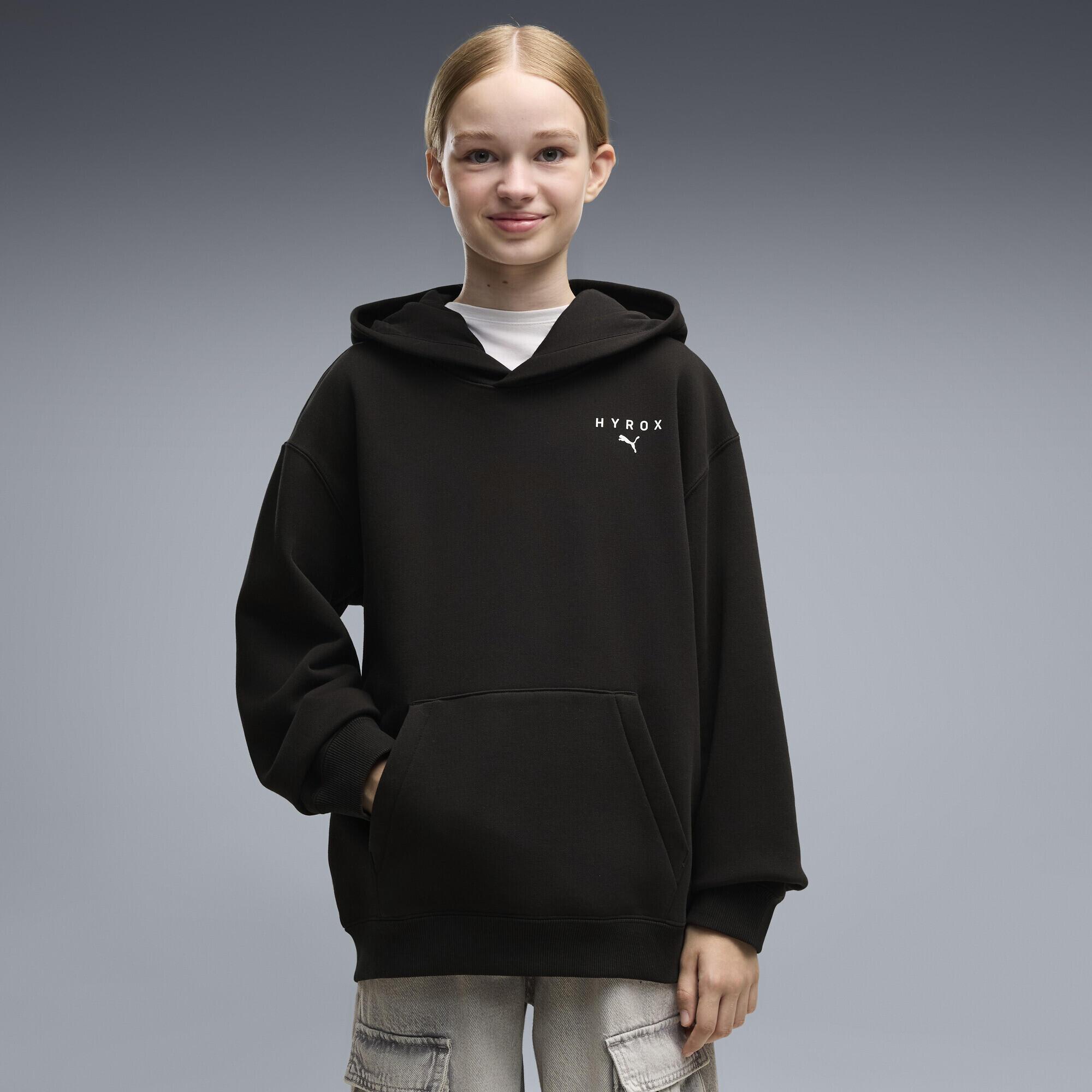 Młodzieżowa bluza z kapturem PUMA × HYROX PUMA 2/6
