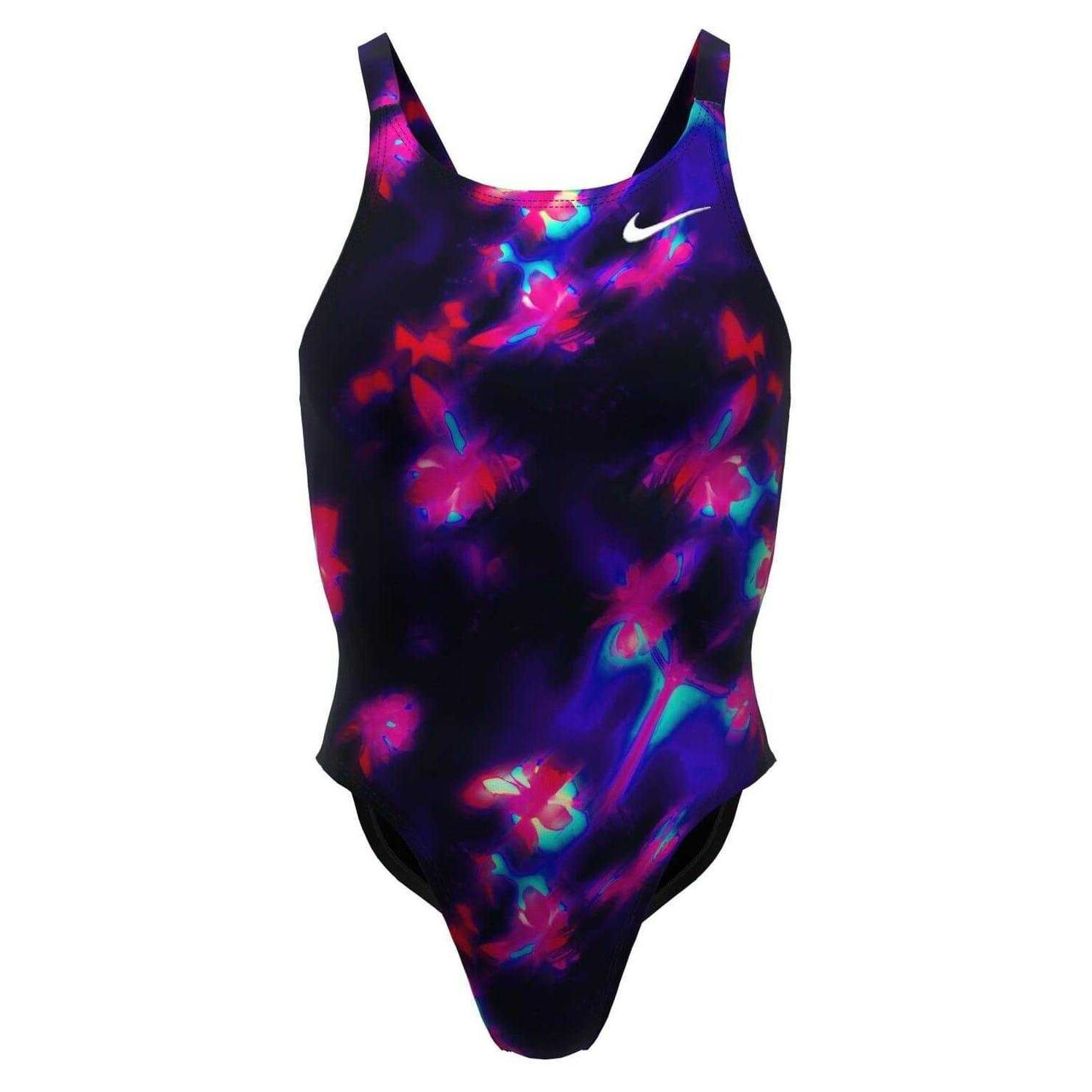 Nike Womens/Ladies Floral Pattern One Piece Swimsuit