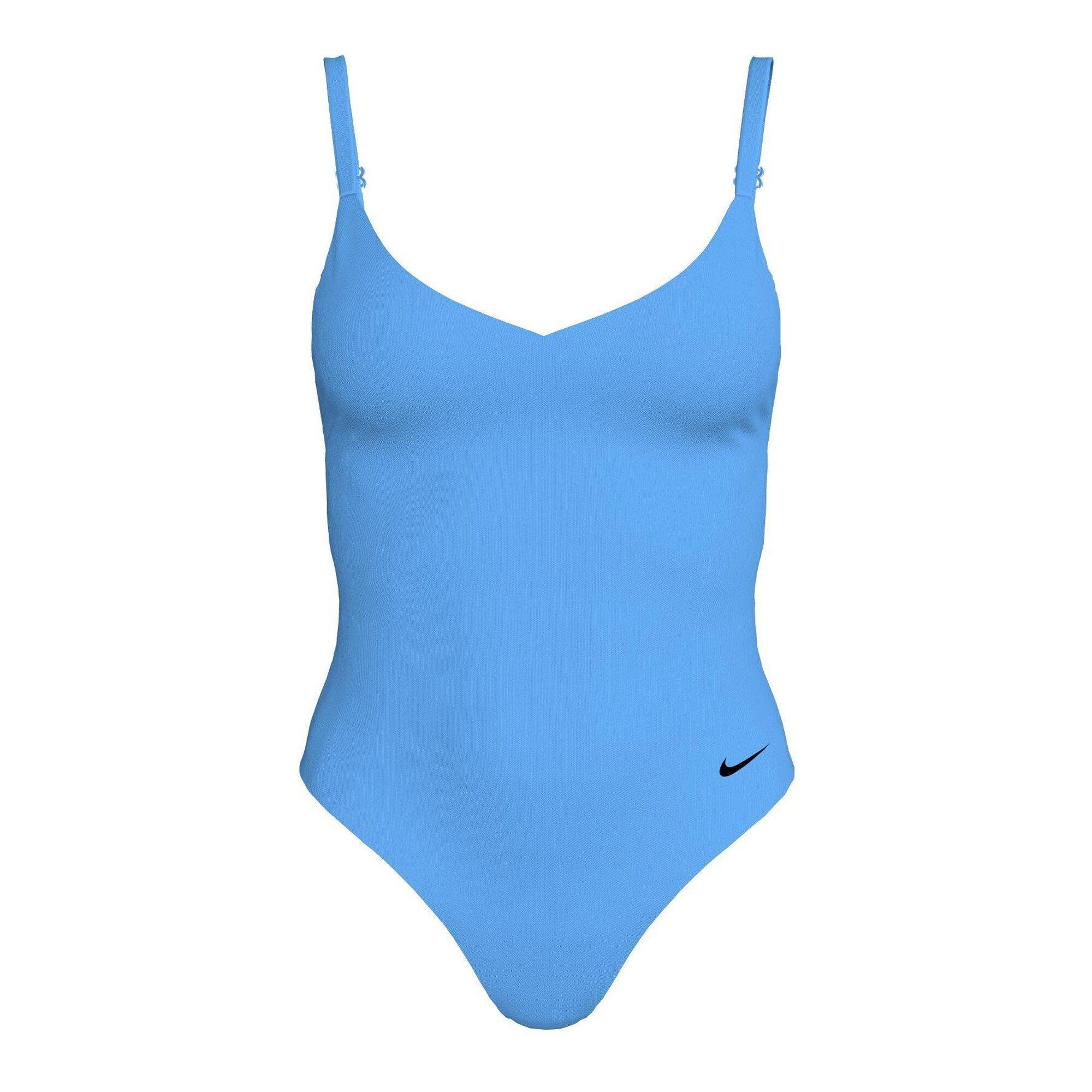 Nike Womens/Ladies V Neck One Piece Swimsuit