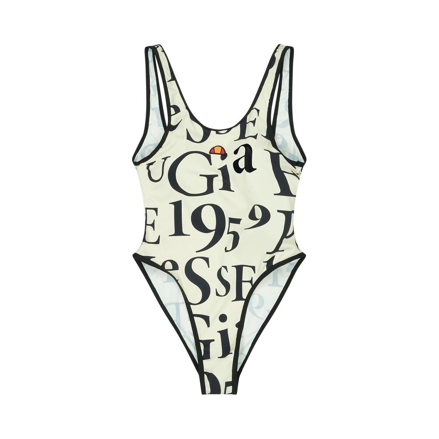 Ellesse Womens/Ladies Nives Lettering One Piece Swimsuit