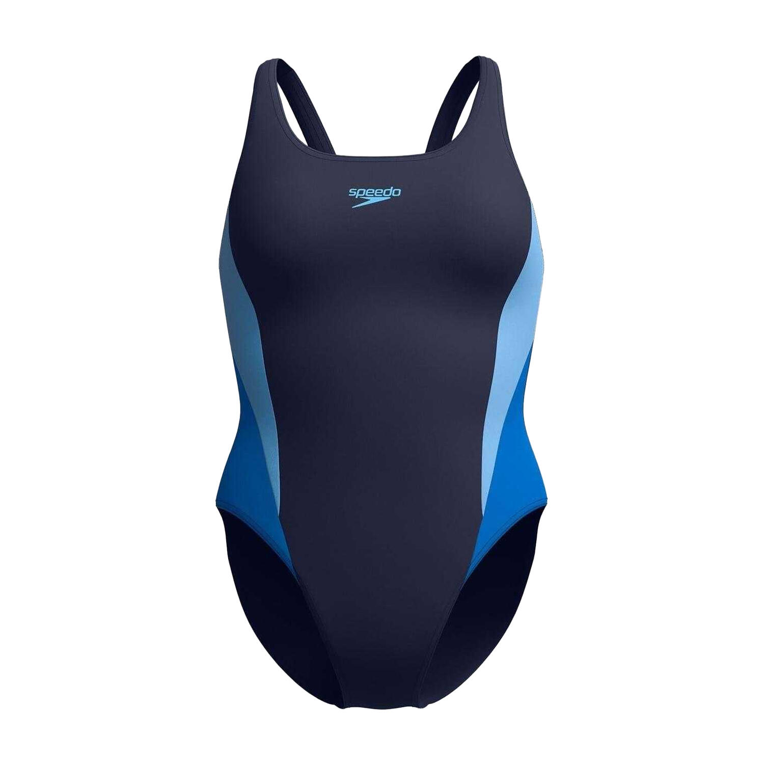 Speedo Womens/Ladies Colour Block One Piece Swimsuit
