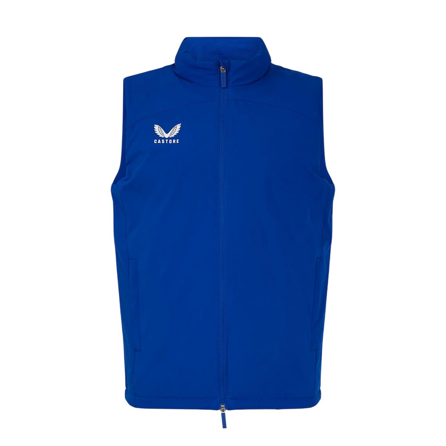 Castore Mens Rangers FC Quilted Panel Gilet