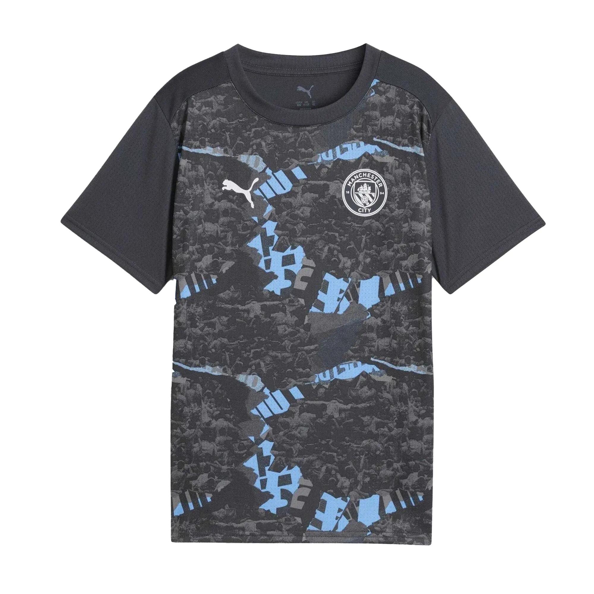 Puma Childrens/Kids Prematch 24/25 Manchester City FC Football Shirt