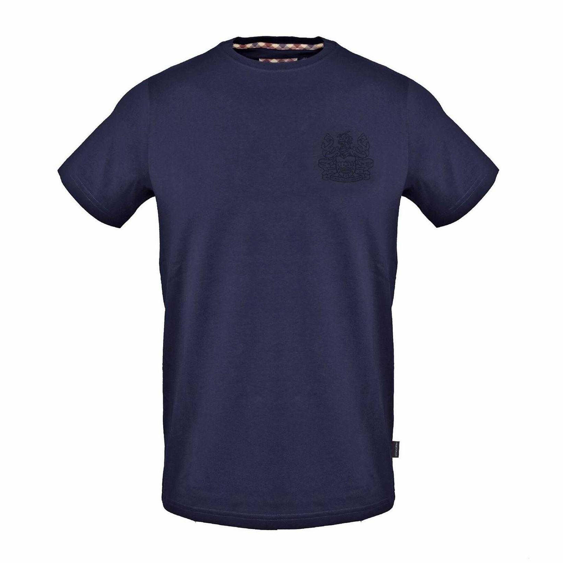 Aquascutum Mens Logo Cotton T-Shirt