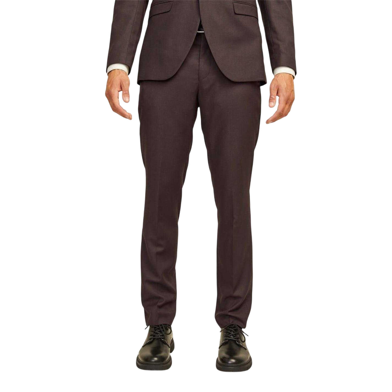 Jack And Jones Mens Solaris Straight Leg Slim Formal Trousers