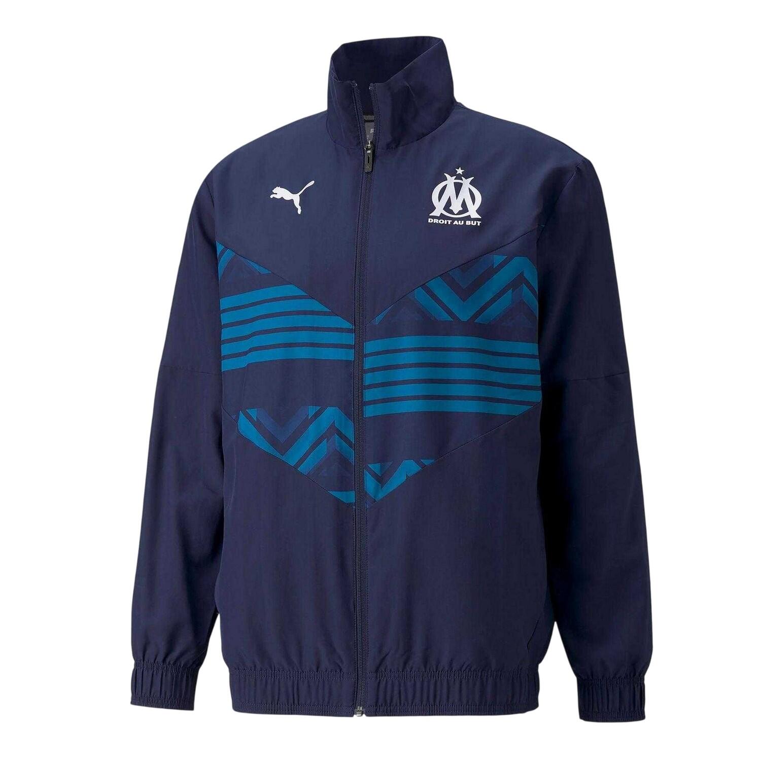 Puma Mens Prematch Olympique De Marseille FC Jacket