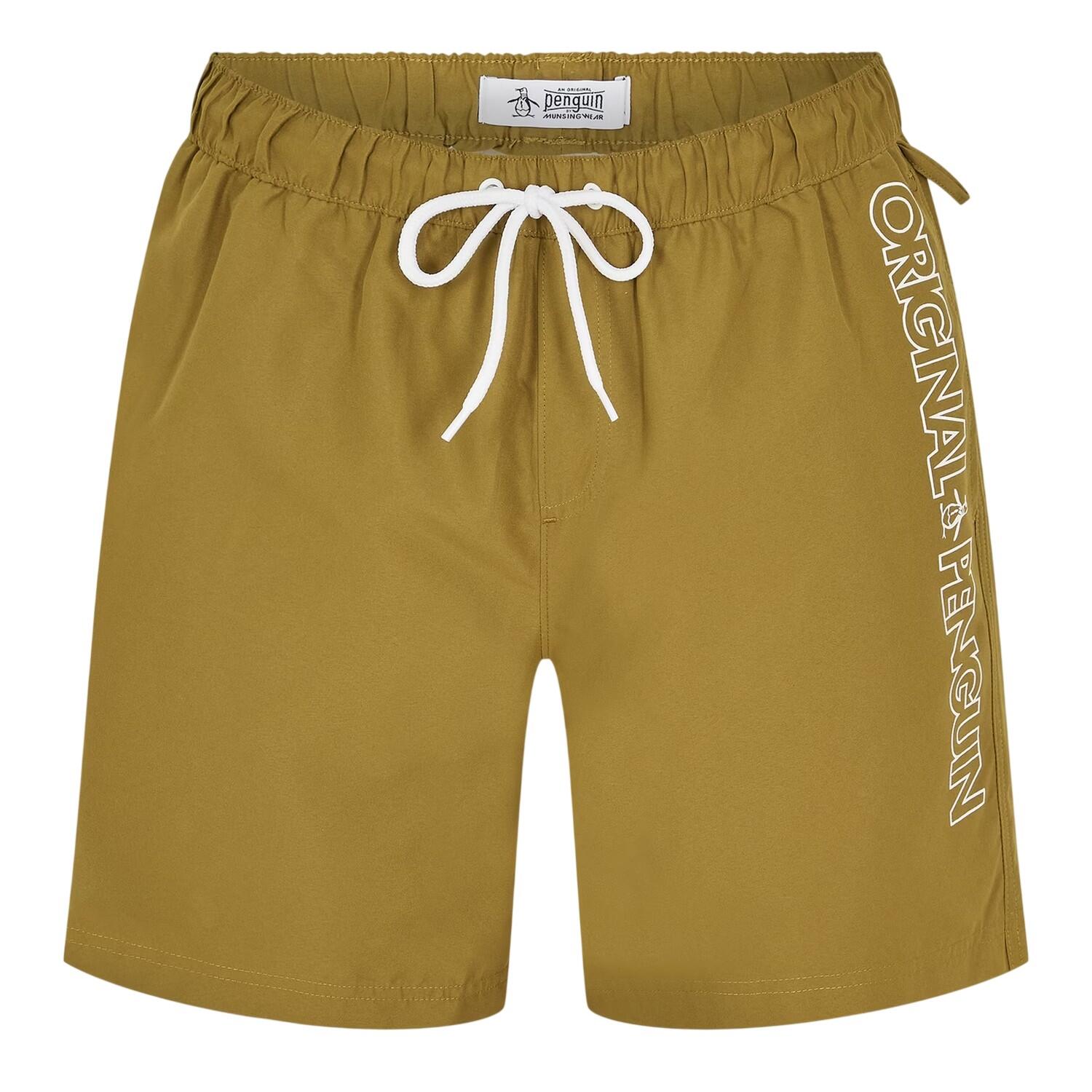 Original Penguin Mens Logo Swim Shorts