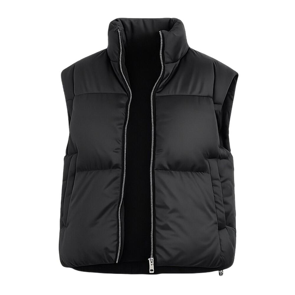 Brave Soul Womens/Ladies Matte High-Neck Gilet