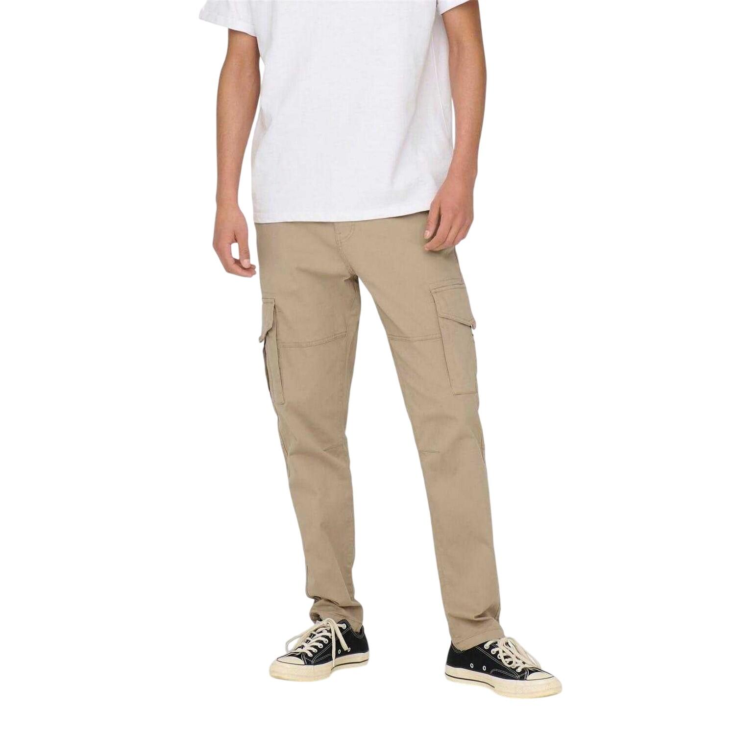 Only Mens Dean Regular Cargo Trousers