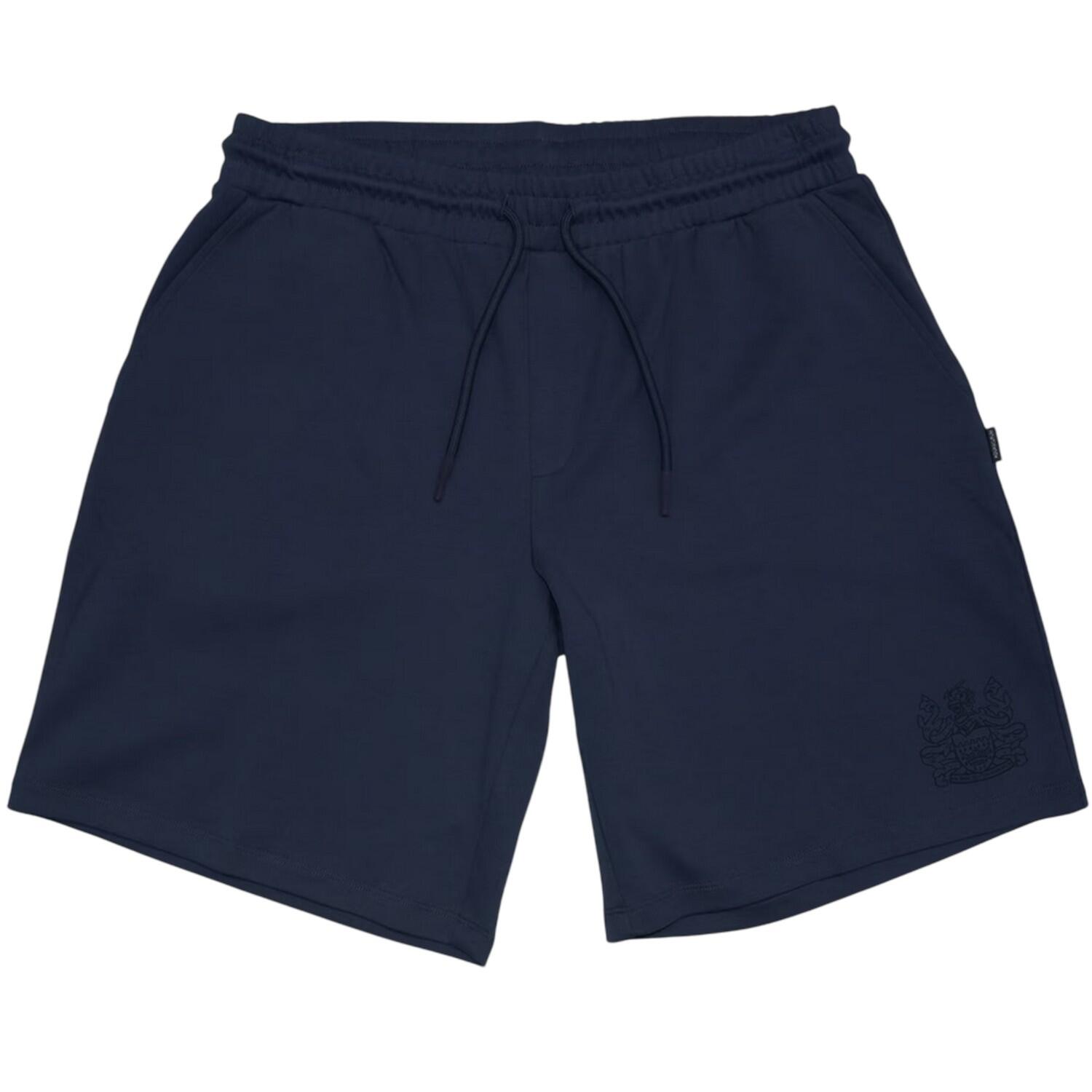 Aquascutum Mens Fleece Embroidered Logo Shorts