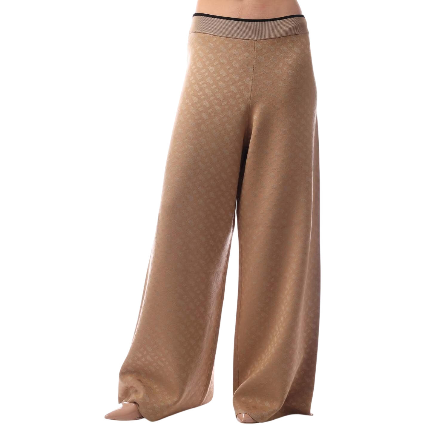 Boss Womens/Ladies Filara Geometric Wide Leg Palazzo Trousers