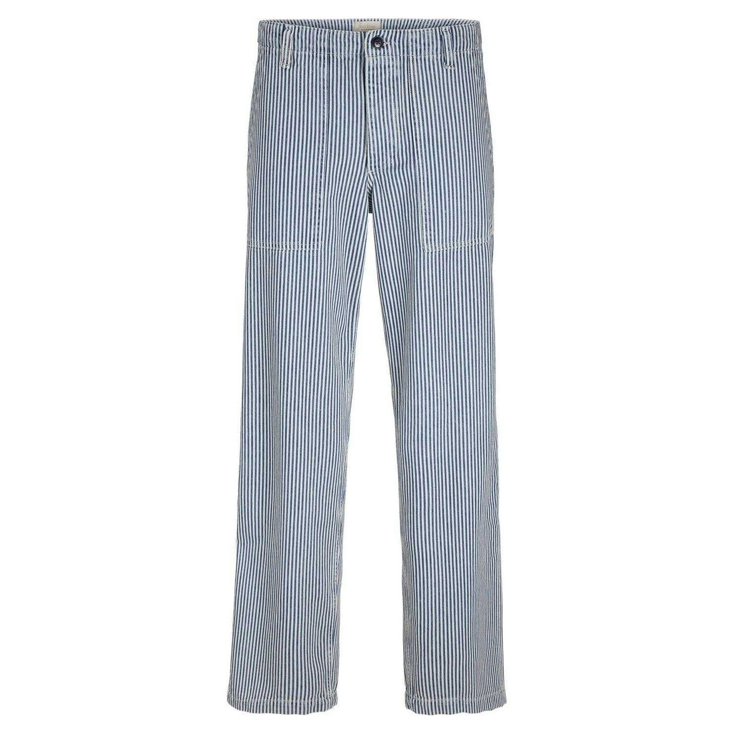 Jack And Jones Mens Striped Loose Fit Jeans