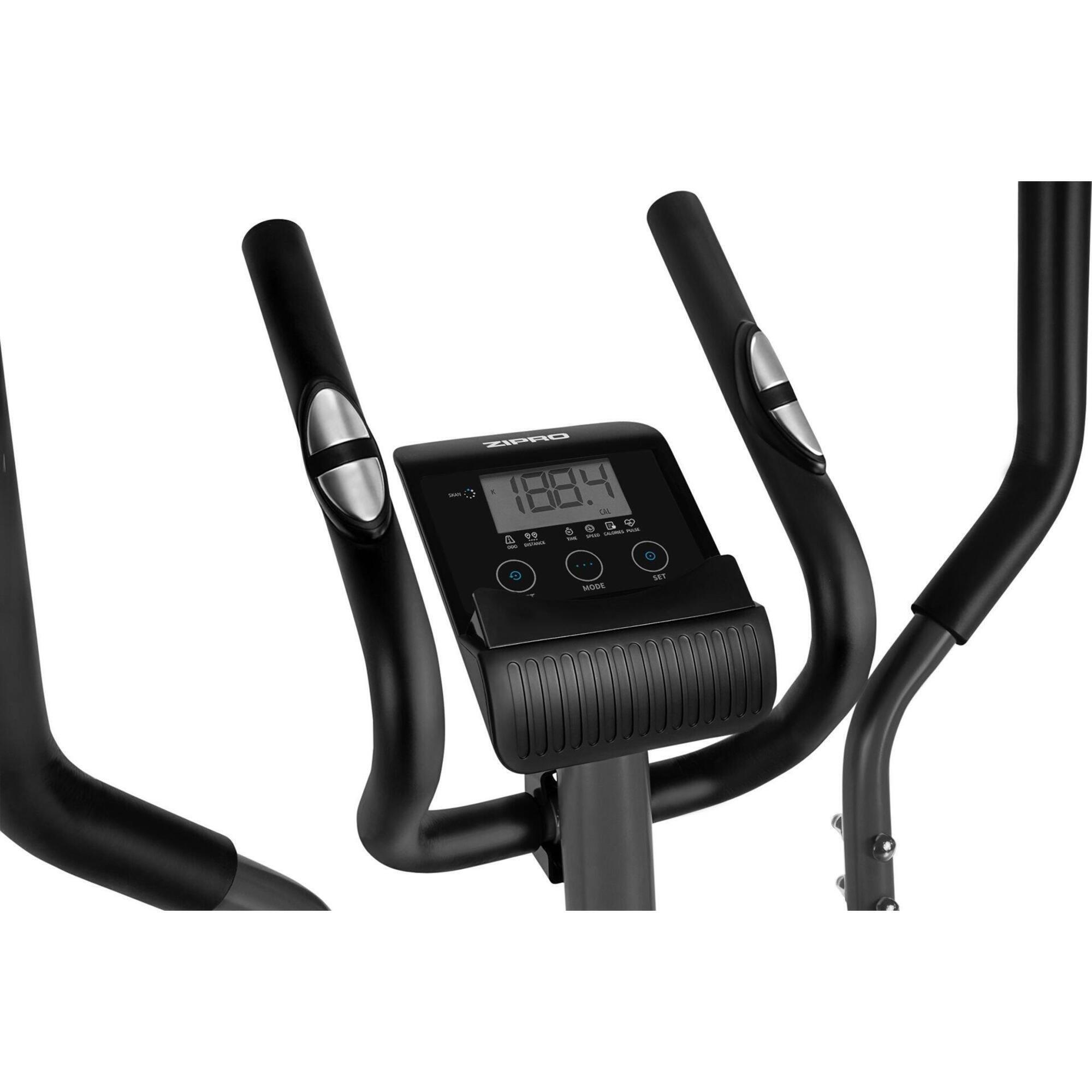 Bicicletta ellittica magnetica Zipro Shox volano da 7 kg per fitness e cardio 6/8