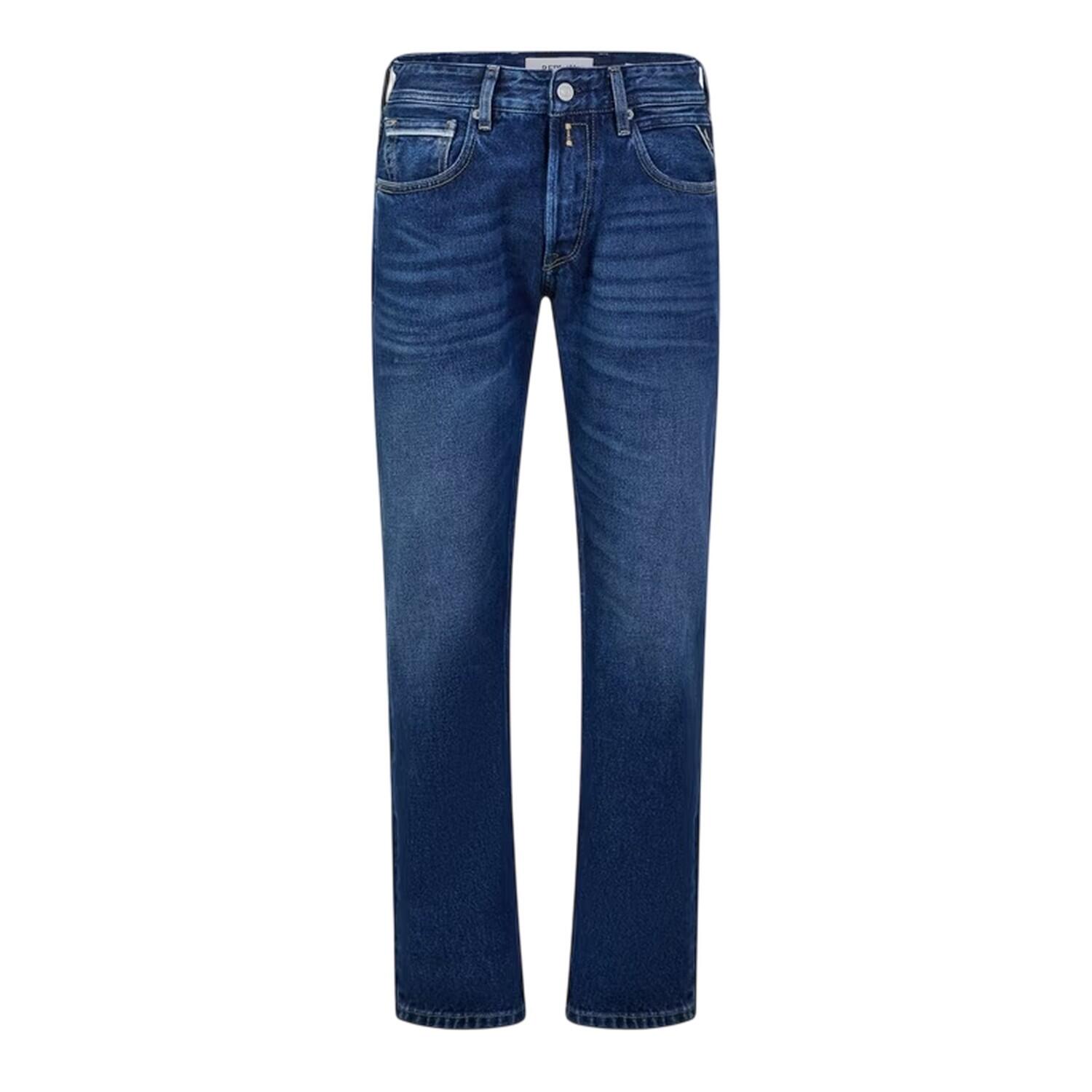 Replay Mens 5 Pockets Regular Jeans