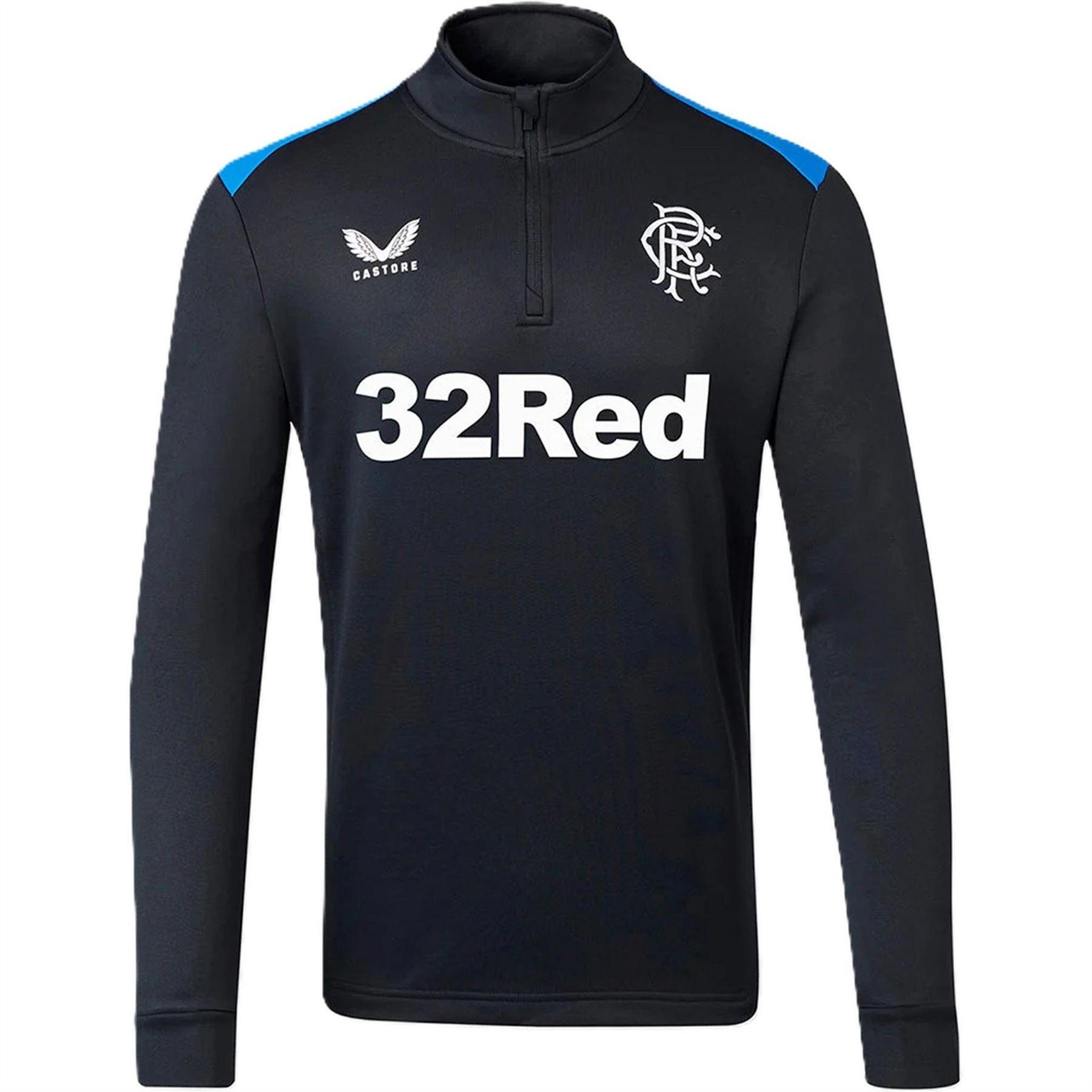 Castore Boys Rangers FC Quarter Zip Track Top