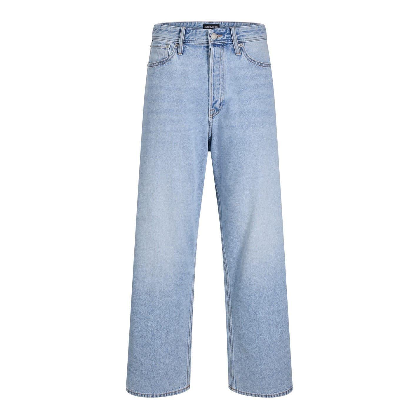 Jack And Jones Mens Denim 5 Pockets Straight Leg Jeans