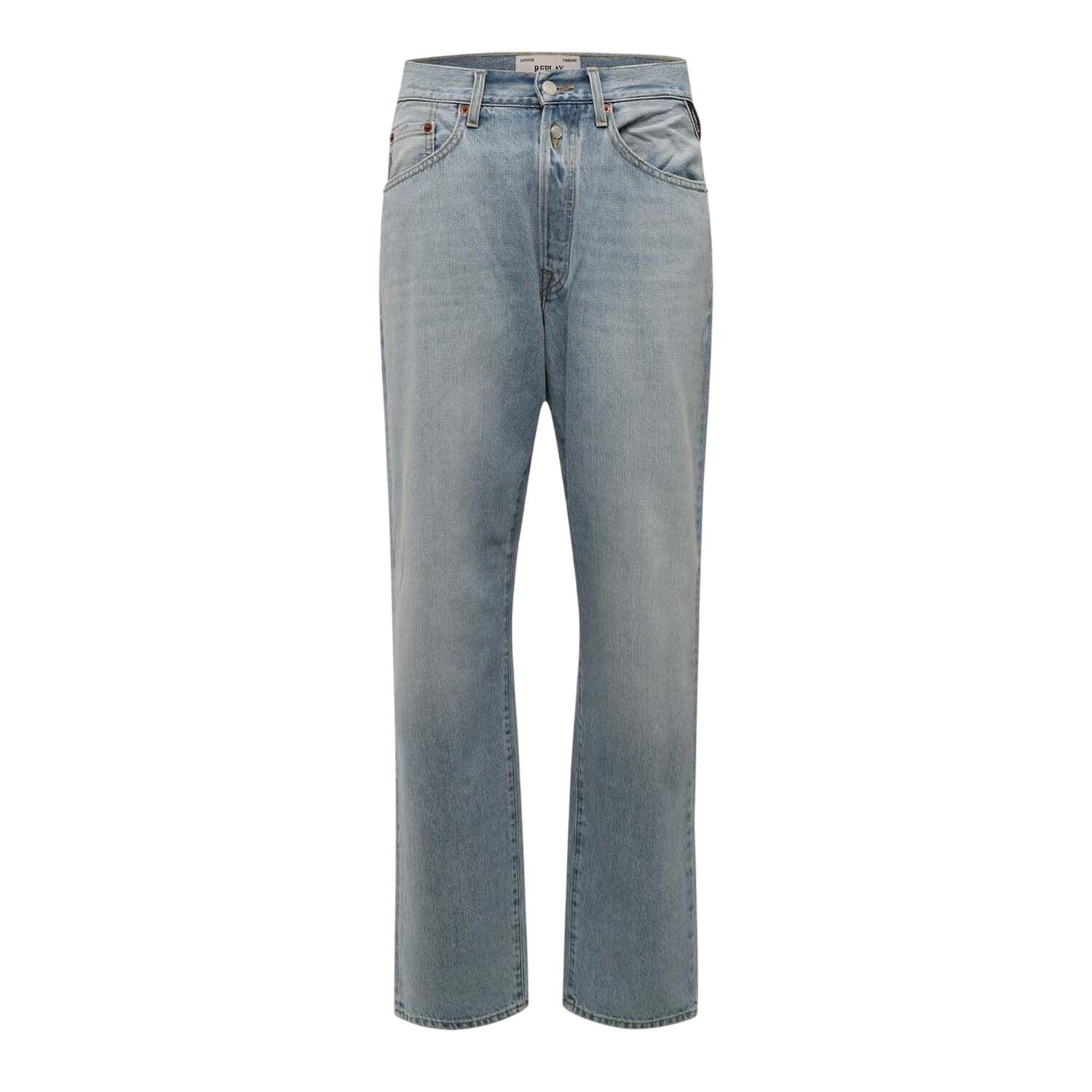 Replay Mens Denim Straight Jeans