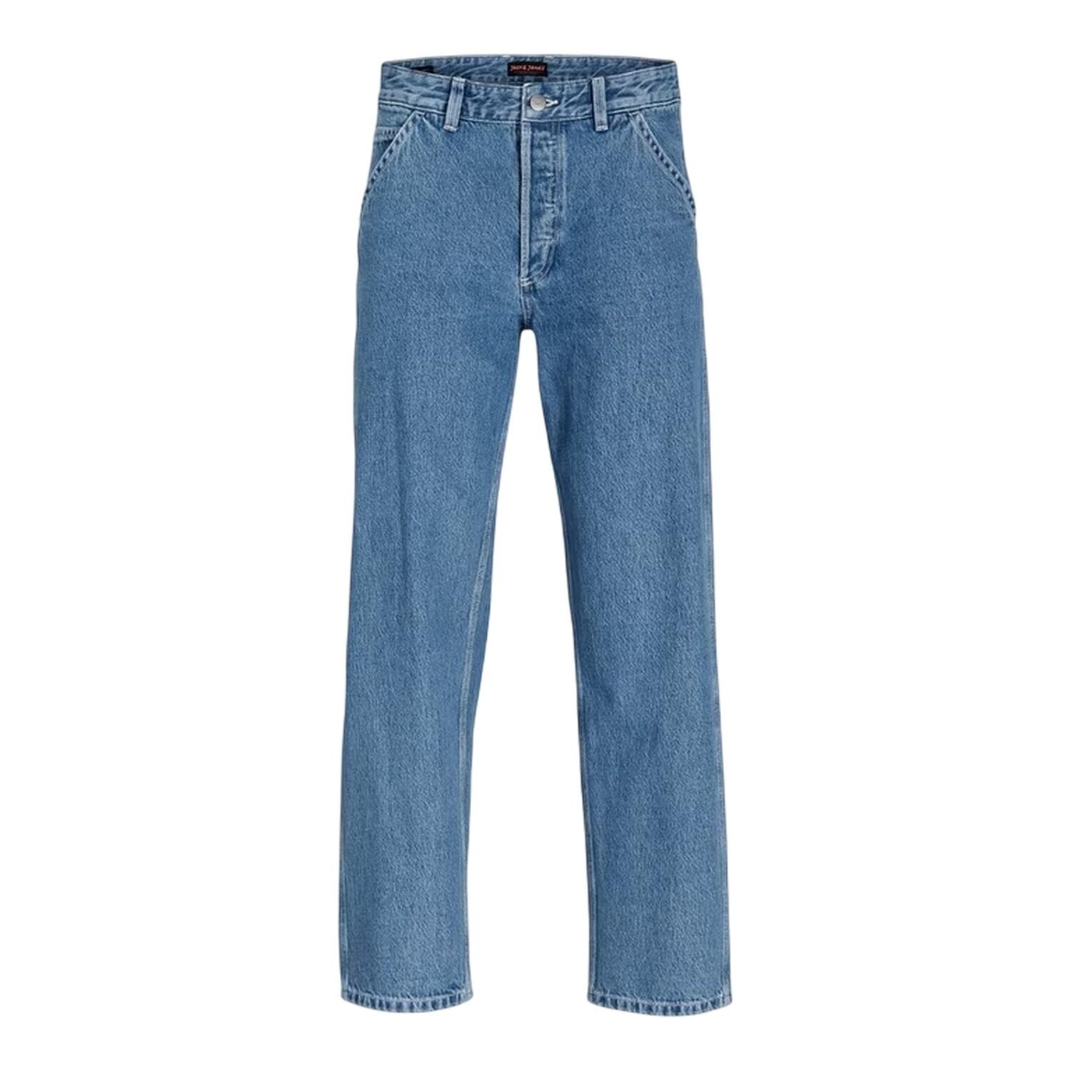 Jack And Jones Mens Eddie Worker Relaxed Fit Jeans